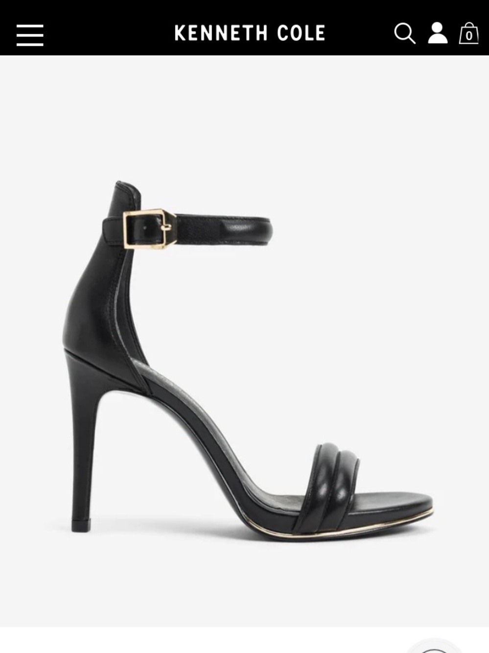 Kenneth Cole BROOKE ANKLE STRAP HEELED SANDAL